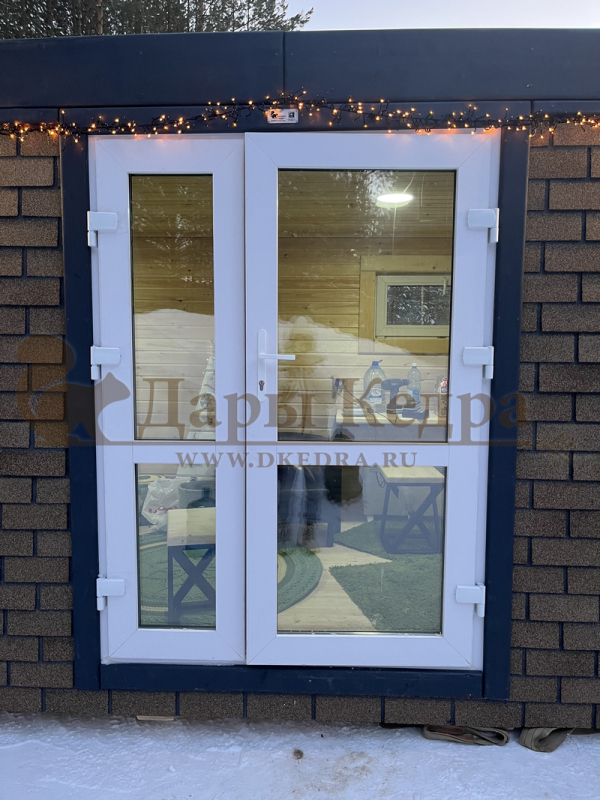 Утеплённый зимний кемпинг-дом «Панорама» с боковым входом